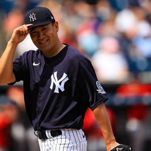Masahiro Tanaka In Yankees Jersey Wallpaper