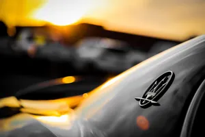 Maserati Sunset Shot Wallpaper