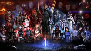 Mass Effect Digital Cover Wallpaper