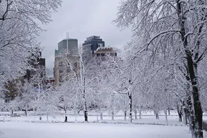 Massachusetts In Winter Wallpaper