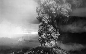 Massive Smoke In Volcano Wallpaper