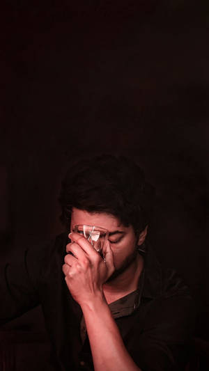 Master Vijay Hd Black Background Wallpaper