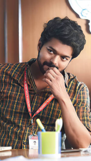 Master Vijay In School Wallpaper