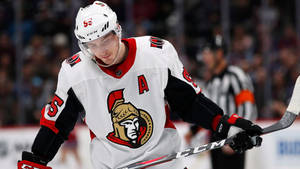 Matt Duchene In Action For Ottawa Senators Wallpaper