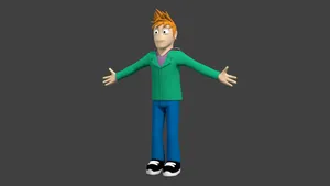 Matt Of Eddsworld Wears Green Hoody Wallpaper
