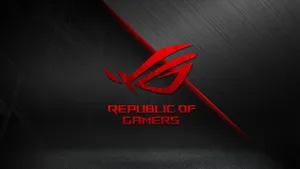 Matte Theme Asus Rog Symbol Wallpaper