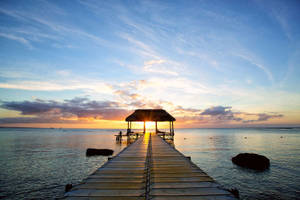 Mauritius Wooden Bridge Wallpaper