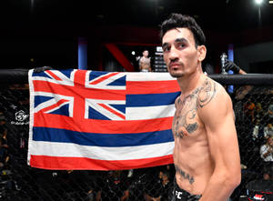 Max Holloway Hawaii Flag Wallpaper