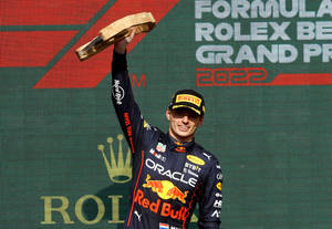 Max Verstappen Rolex Belgian Grand Prix Wallpaper