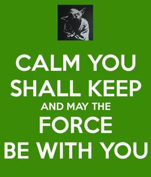 May The Force Be With You Star Wars Quote Wallpaper