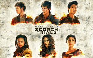 Maze Runner The Scorch Trials Characters Wallpaper