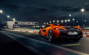 Mclaren 570s Race Track Wallpaper