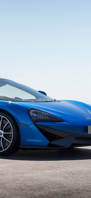 Mclaren Iphone 570s Cool Blue Wallpaper