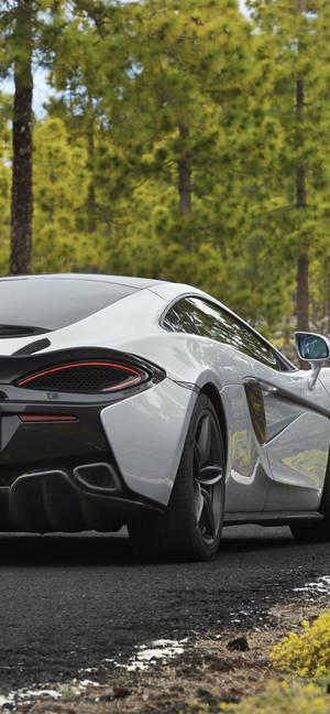 Mclaren Iphone White 570 Gt Wallpaper