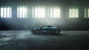 Mclaren Spyder And Fog Wallpaper