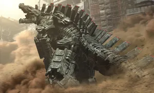 Mechagodzilla In Action Wallpaper
