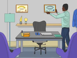 Mechanical Engineer Illustration Wallpaper