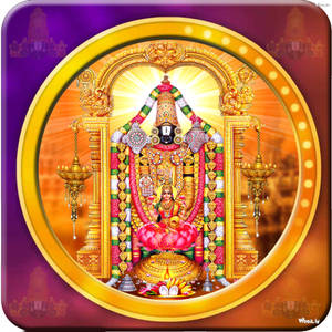 Medallion Art Lord Venkateswara 4k Wallpaper