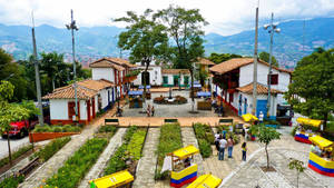 Medellin Pueblito Paisa Wallpaper