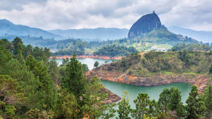 Medellin Rock Of Guatape Wallpaper