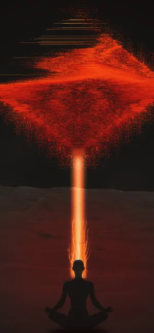 Meditation Iphone Beam Wallpaper