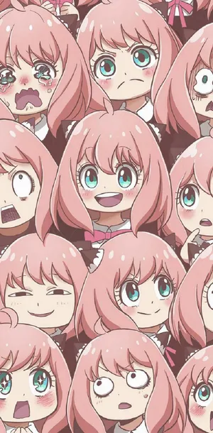 Meet Anya, The Heroine Of The Popular Spy X Family Anime Series Wallpaper