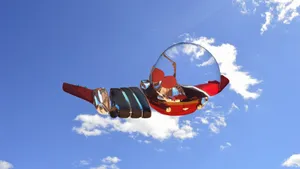 Meet The Robinsons Time Machine In The Sky Wallpaper