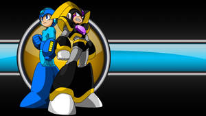 Mega Man And Bass Wallpaper