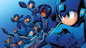 Mega Man Different Art Styles Wallpaper
