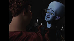 Megamind Talking To Hal Stewart Wallpaper