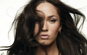 Megan Fox Hd Windy Wallpaper