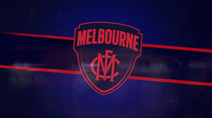 Melbourne Demons On The Field - Afl At Its Finest Wallpaper
