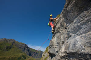 Melchsee-frutt Sport Climbing Wallpaper