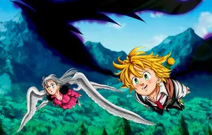 Meliodas And Elizabeth Liones Wallpaper