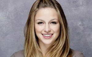 Melissa Benoist Gentle Smile Wallpaper