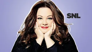 Melissa Mccarthy Snl Graphic Design Portrait Wallpaper
