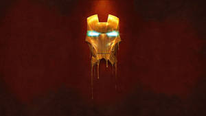 Melting Iron Man's Mask Wallpaper