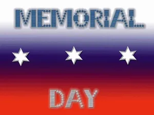 Memorial Day Three Stars Wallpaper