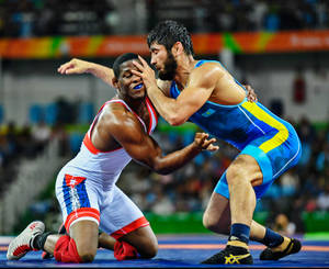 Men's Wrestling Olympic Sports Wallpaper