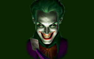 Menacing Figure In Green, The Dangerous Joker Wallpaper