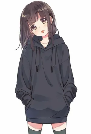 Menhera Chan Looking Cute And Expressive Wallpaper