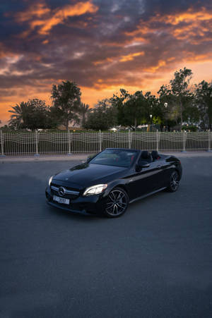 Mercedes Amg Sunset Iphone Wallpaper