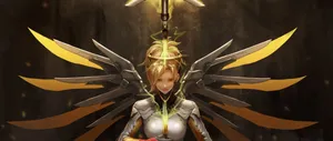 Mercy Activating Ultimate Power Wallpaper