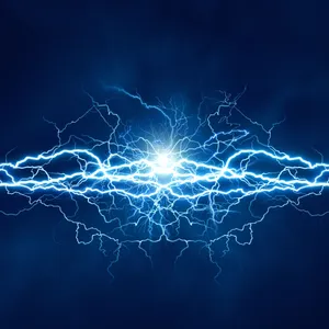 Merging Electricity Tendrils Wallpaper