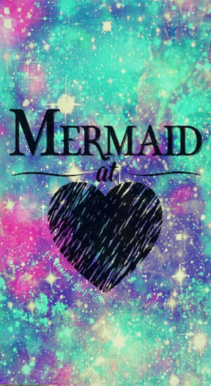 Mermaid At Heart Glitters Wallpaper