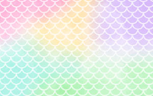Mermaid Rainbow Scales Wallpaper