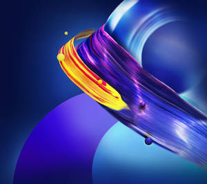 Mesmerizing Abstract Curves Graphic Design Wallpaper