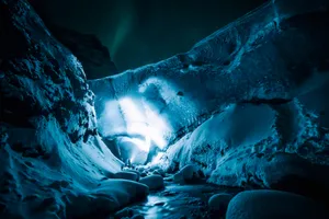 Mesmerizing Ice Formation Wallpaper