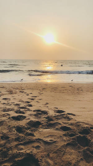 Mesmerizing Sunrise In Goa, India Wallpaper