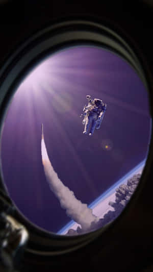 Mesmerizing View Of The Milky Way From Space Wallpaper